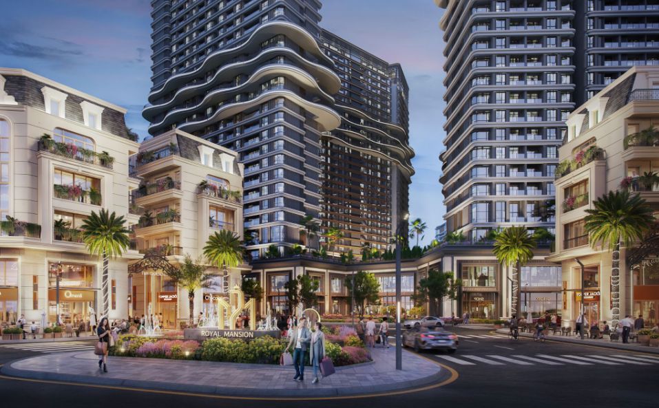 Cho thuê Shophouse Duplex The InterOne Bắc Giang 97 m² hướng Tây Bắc – Căn góc, 2 mặt tiền, cực hút
